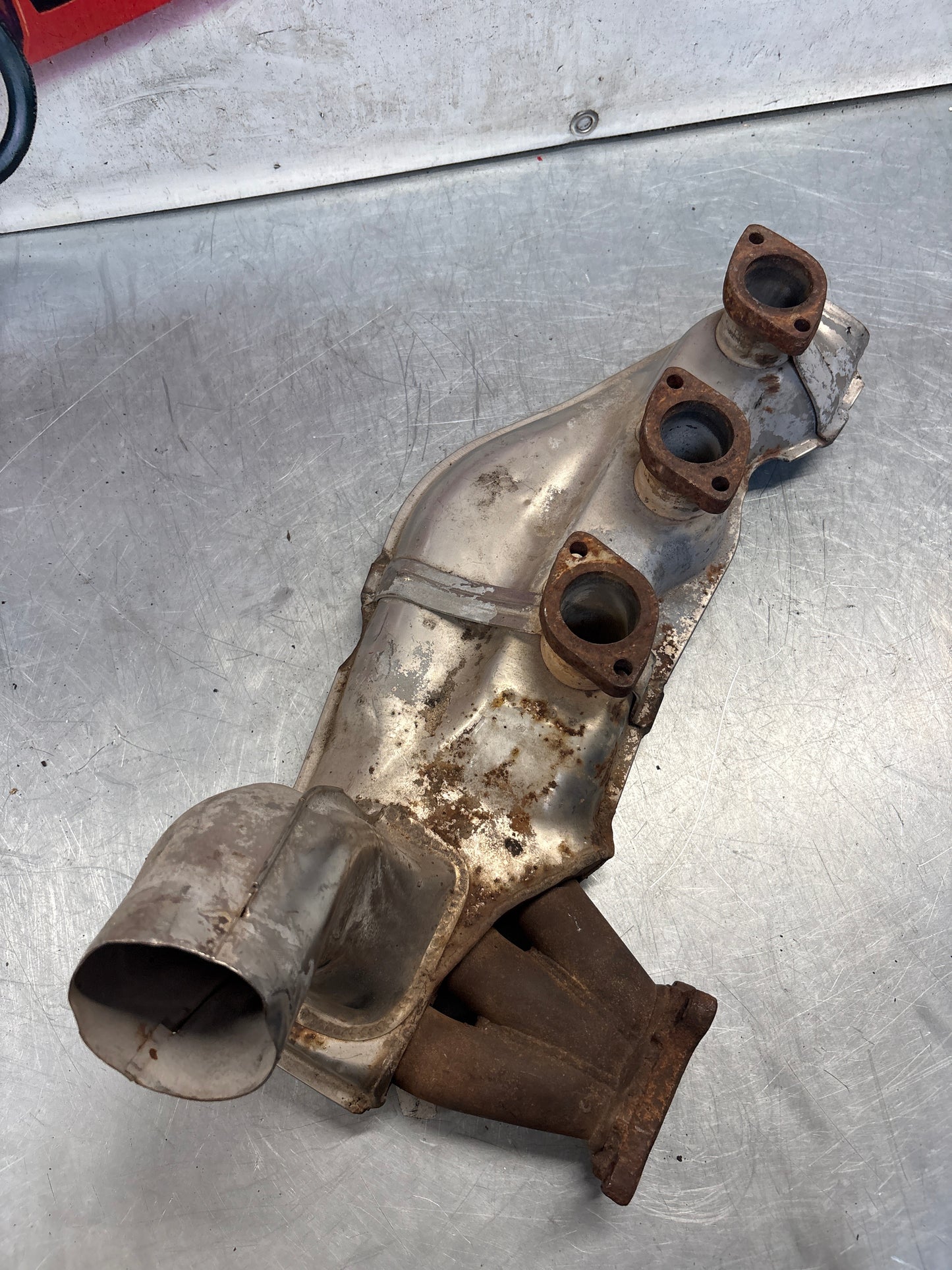 Porsche 911 964 right heat exchanger, used 96421104003