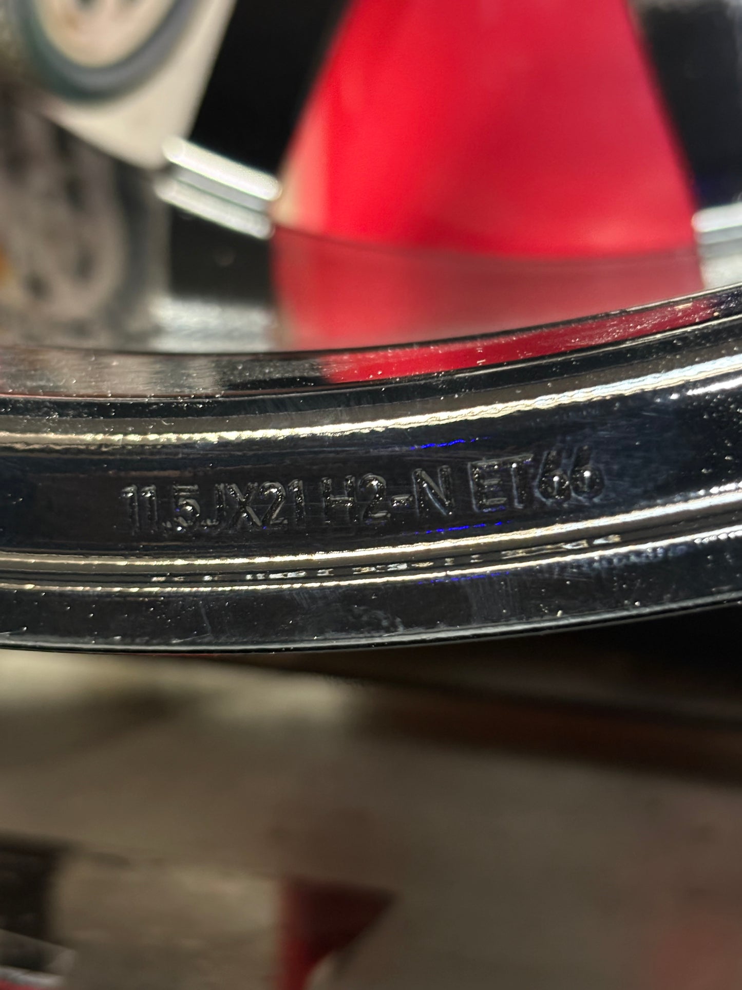 Porsche Taycan GTS 11.5Jx21” ET66 alloy wheel, 9J1601025BD, very nice condition, used