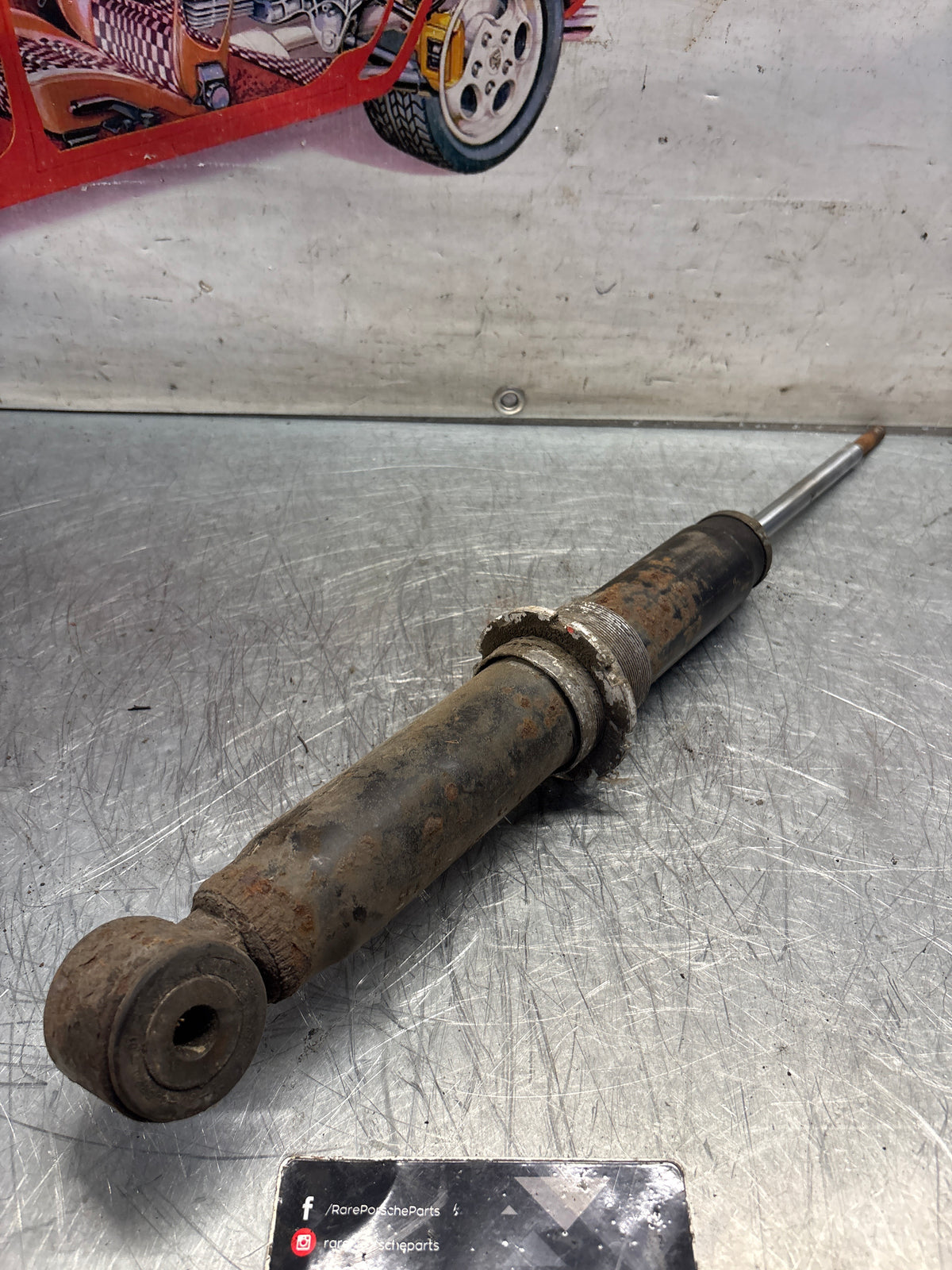 Porsche 911 964 rear shock absorber, used 96433305700