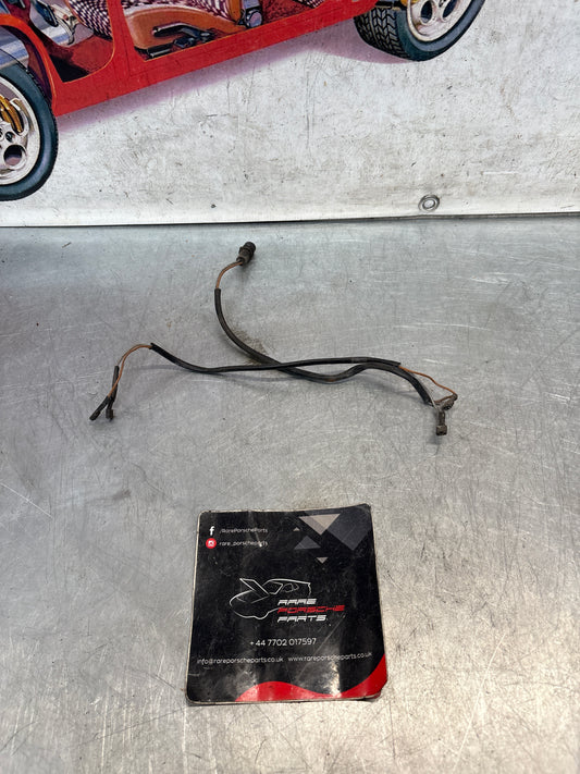 Porsche 928 84-88 rear license plate light, wiring harness loom, used 92861203901