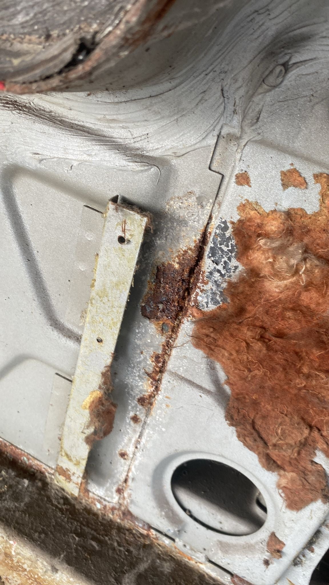 Porsche 924 76-79 Right sill / fender section, 477809602B cut