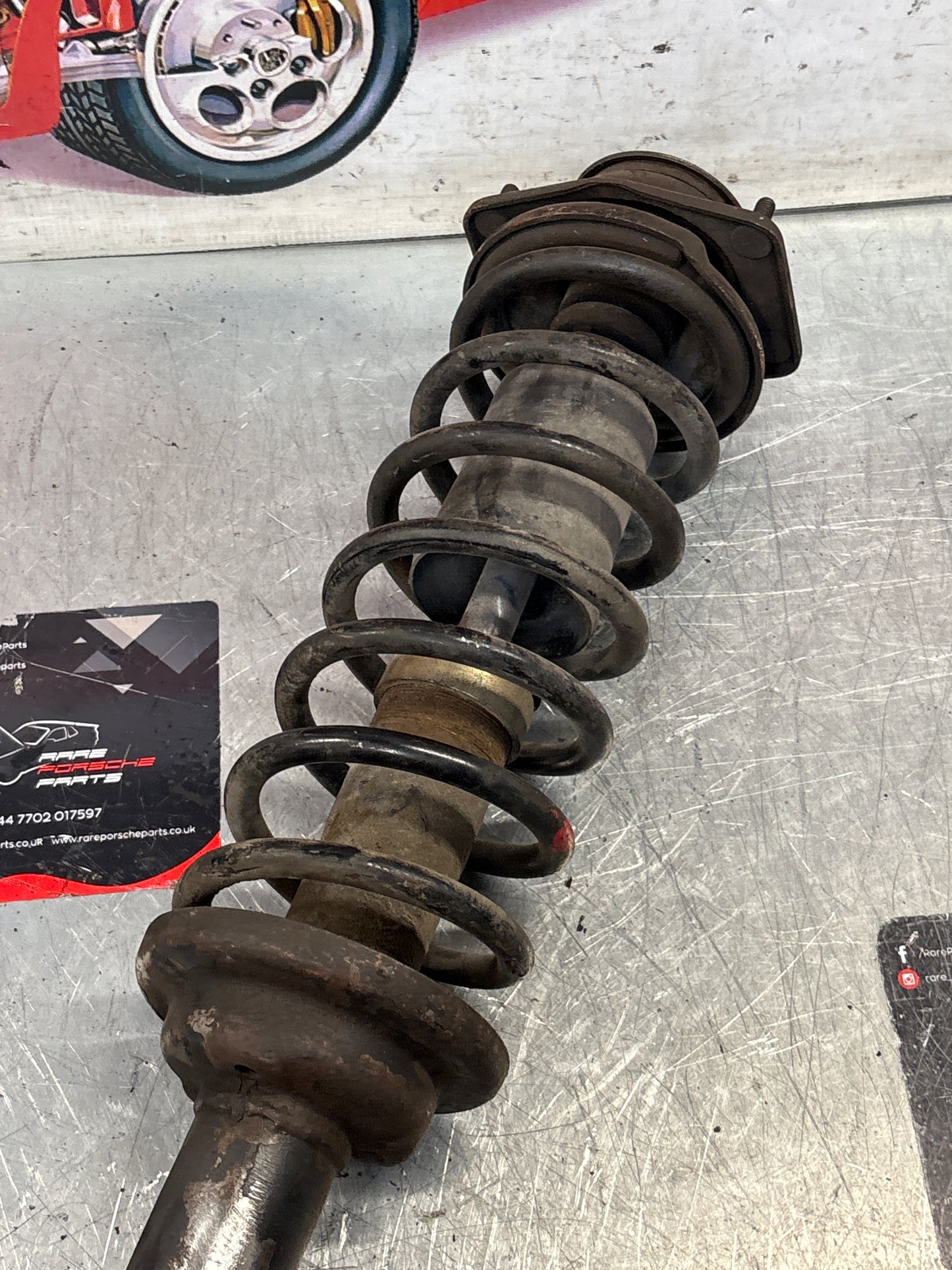 Porsche 924 Front shock absorber, used 477412031E