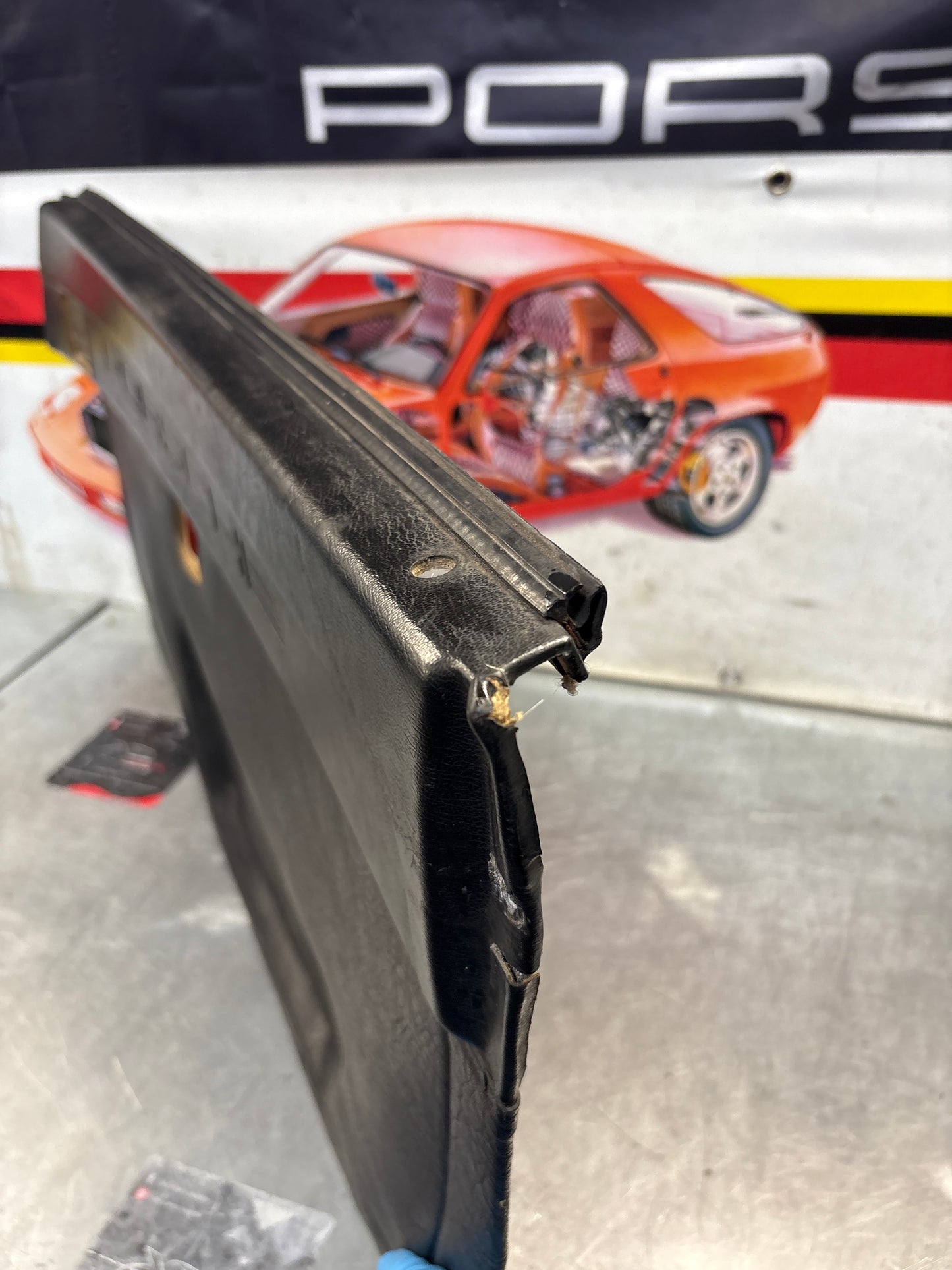 Porsche 924/944 early Porsche scripted door card used good condition right side, LHD, 477867012