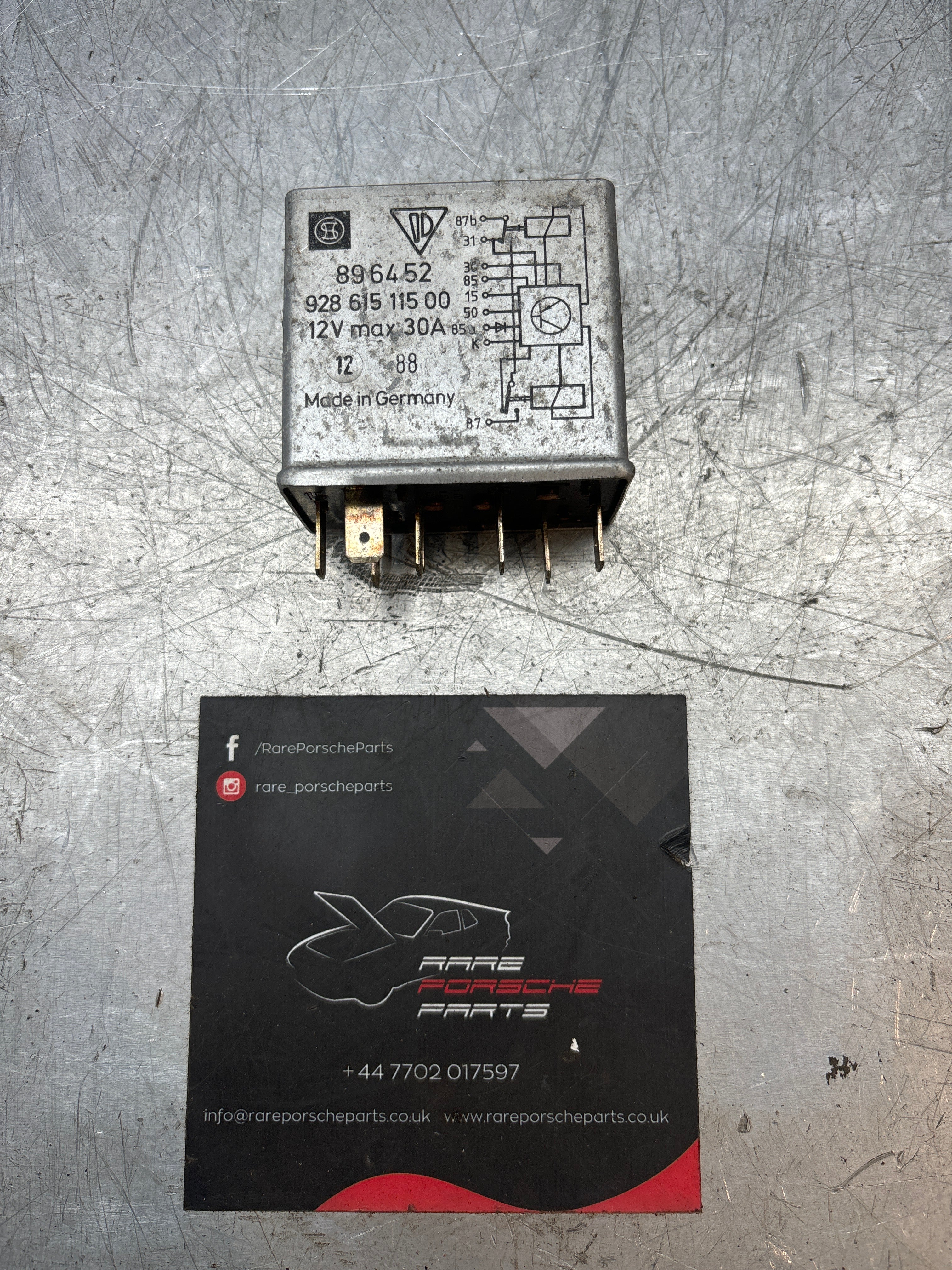 Back Window Heating Porsche 928 S 92861511500 relay control unit rear window heating – Rare ...