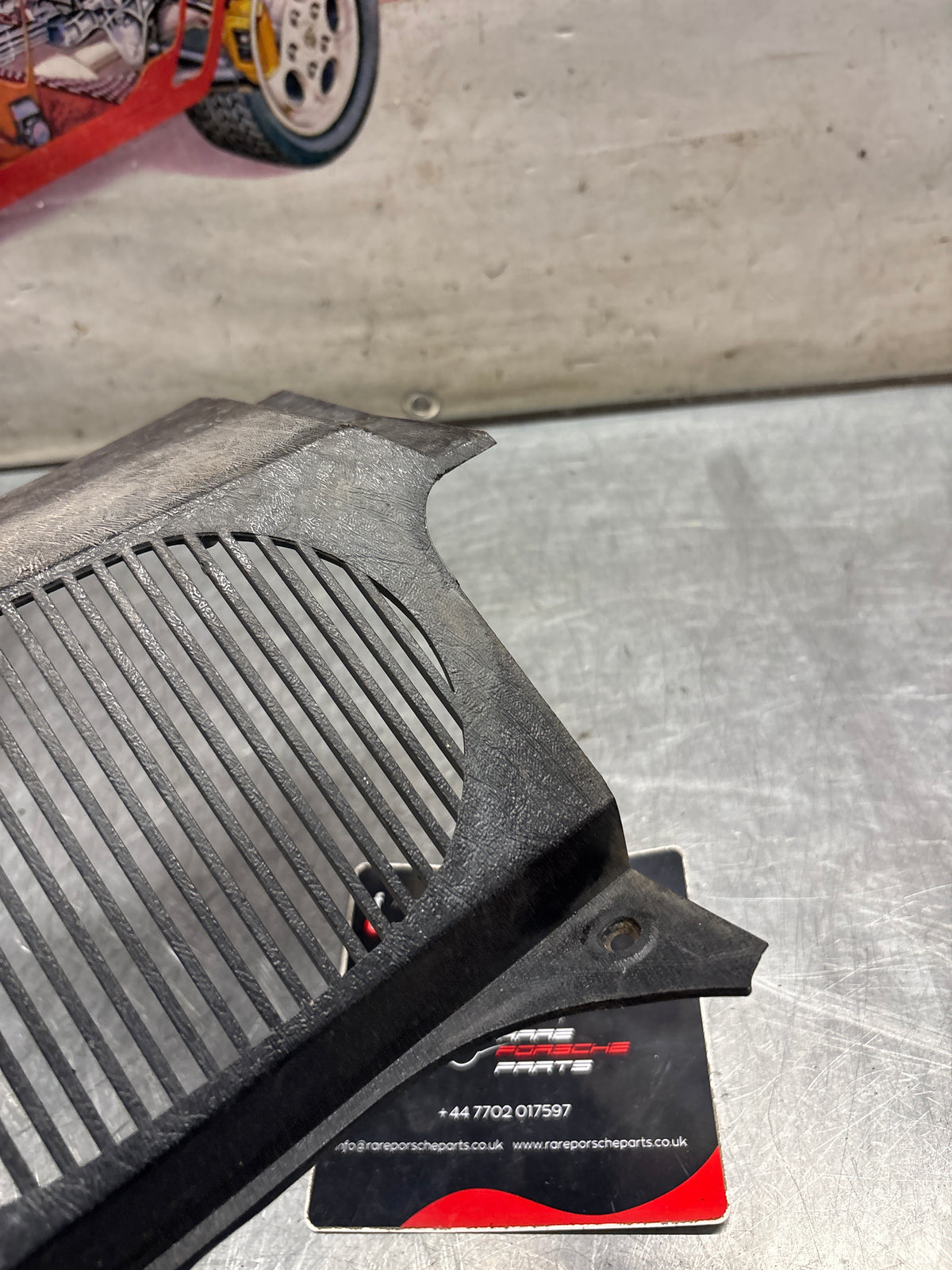 Porsche 914 left speaker cover, for spares or repair 91455150510