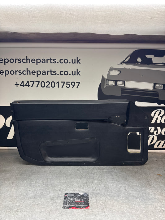 Porsche 944 left black door card for late cars from 85.5. Fibreglass repair.