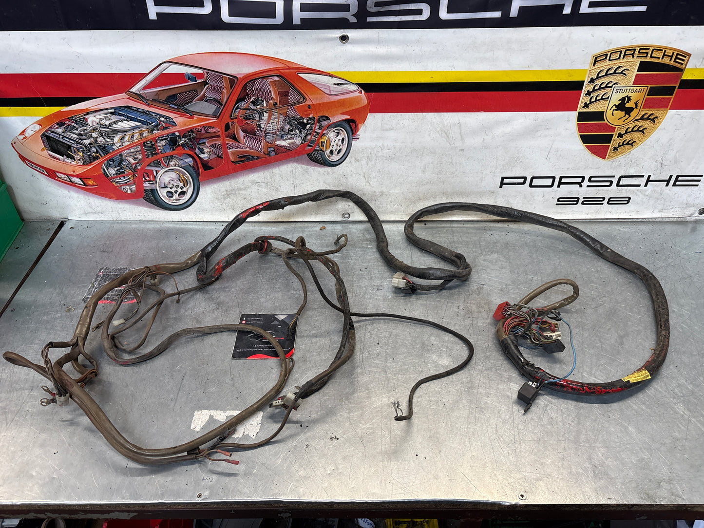 Porsche 928 LHD 1978 rear end loom, for spares or repair, 92861200405
