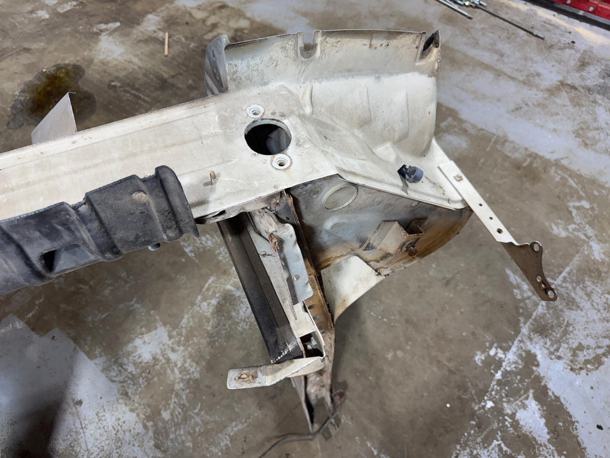 Porsche 924S front end cut