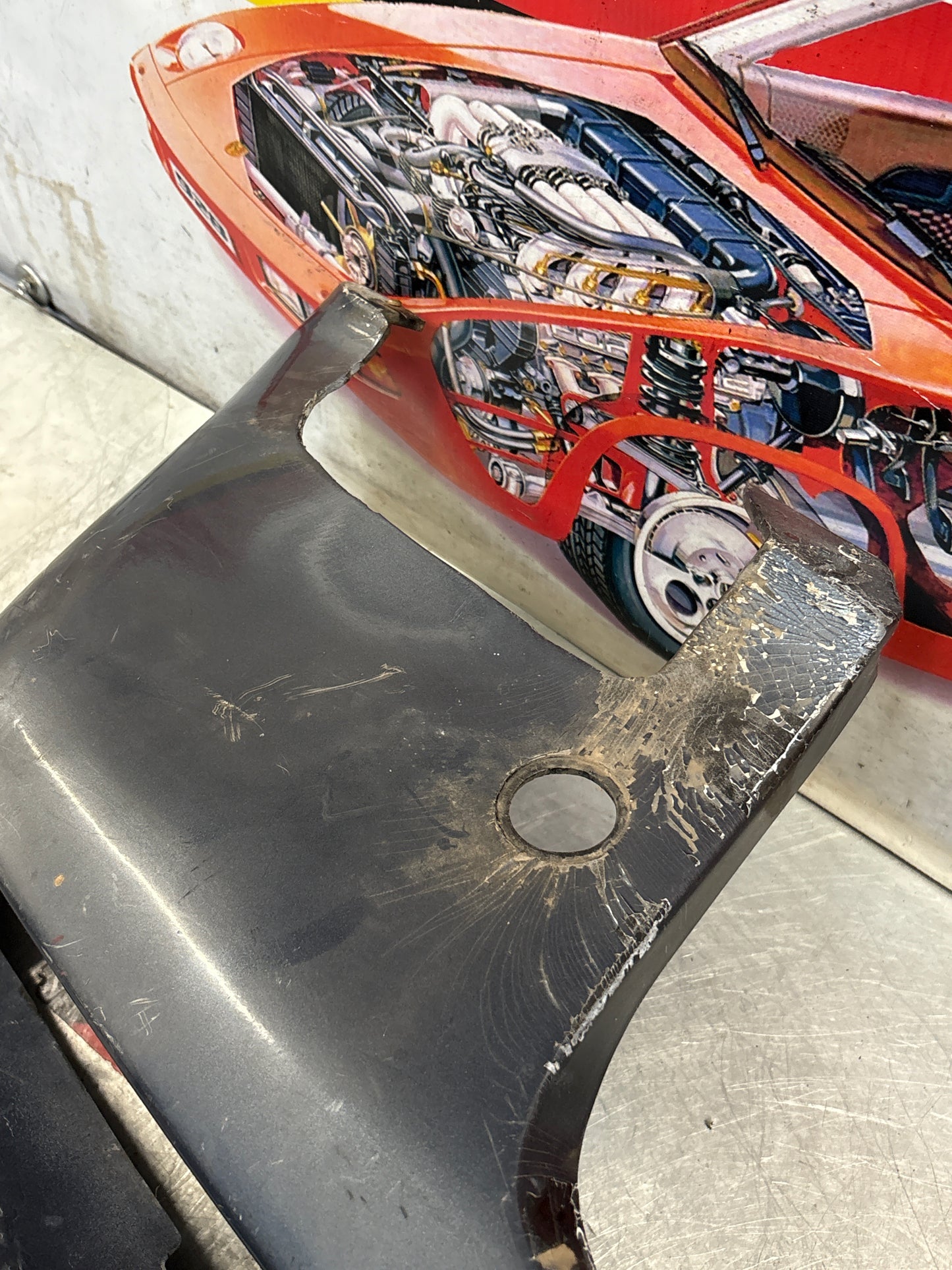 Porsche 928 front bumper cover panel, used 92850501306