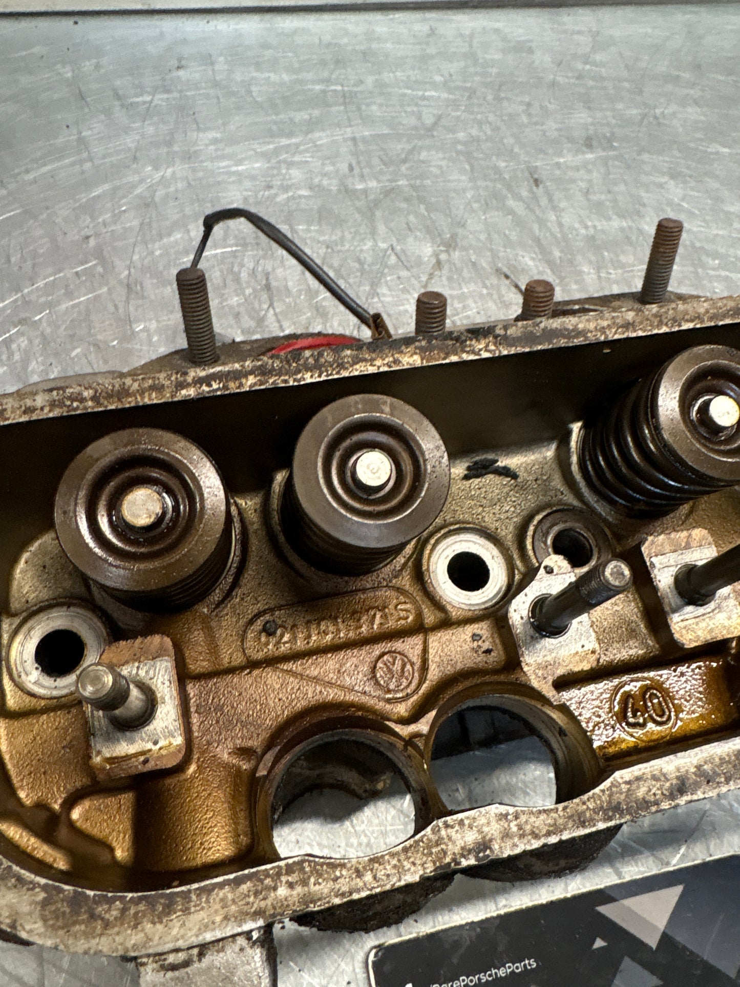 Porsche 914, cylinder head, used 021101371S