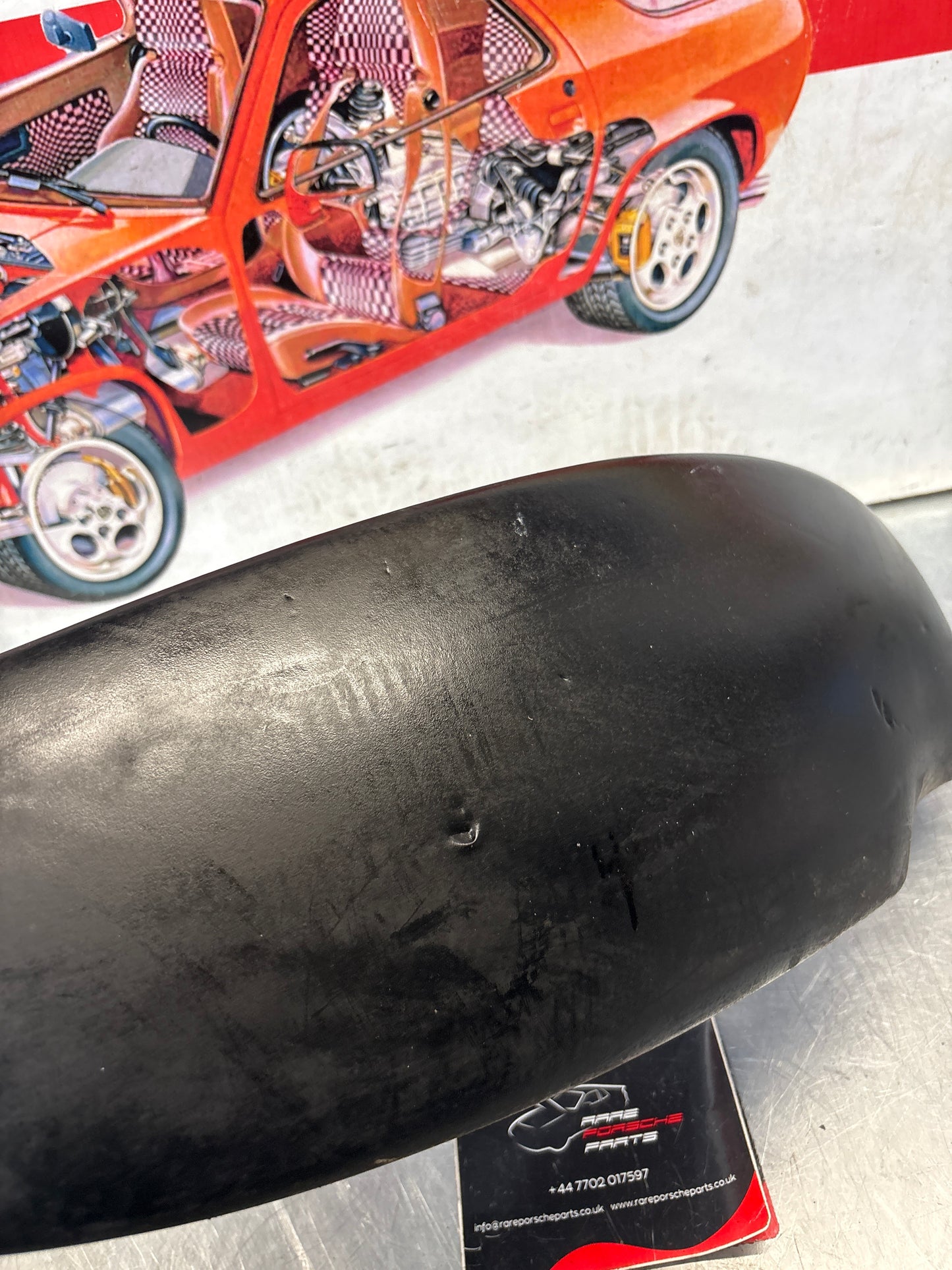 Porsche 911 996 dasboard cluster trim, used, black/brown 99655205902