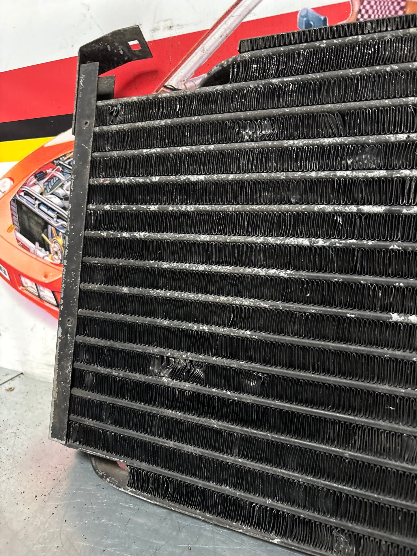 Porsche 928 AC Condenser, used 92857314303