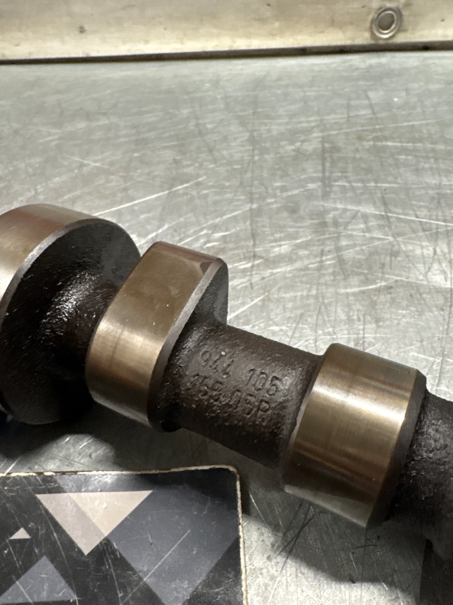 Porsche 924S 944 2.5 Cam shaft. Used. 94410515505R Part number is not visible