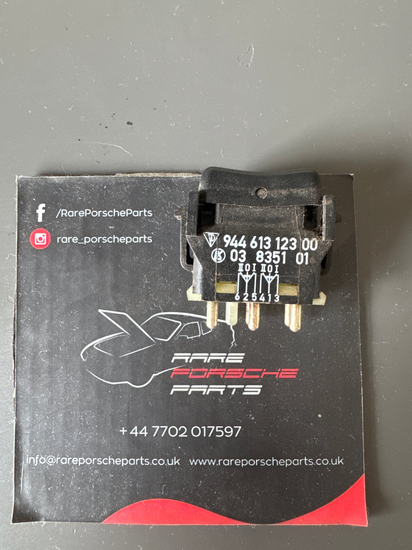Porsche 924 944 sunroof, targa roof switch 94461312300 worn