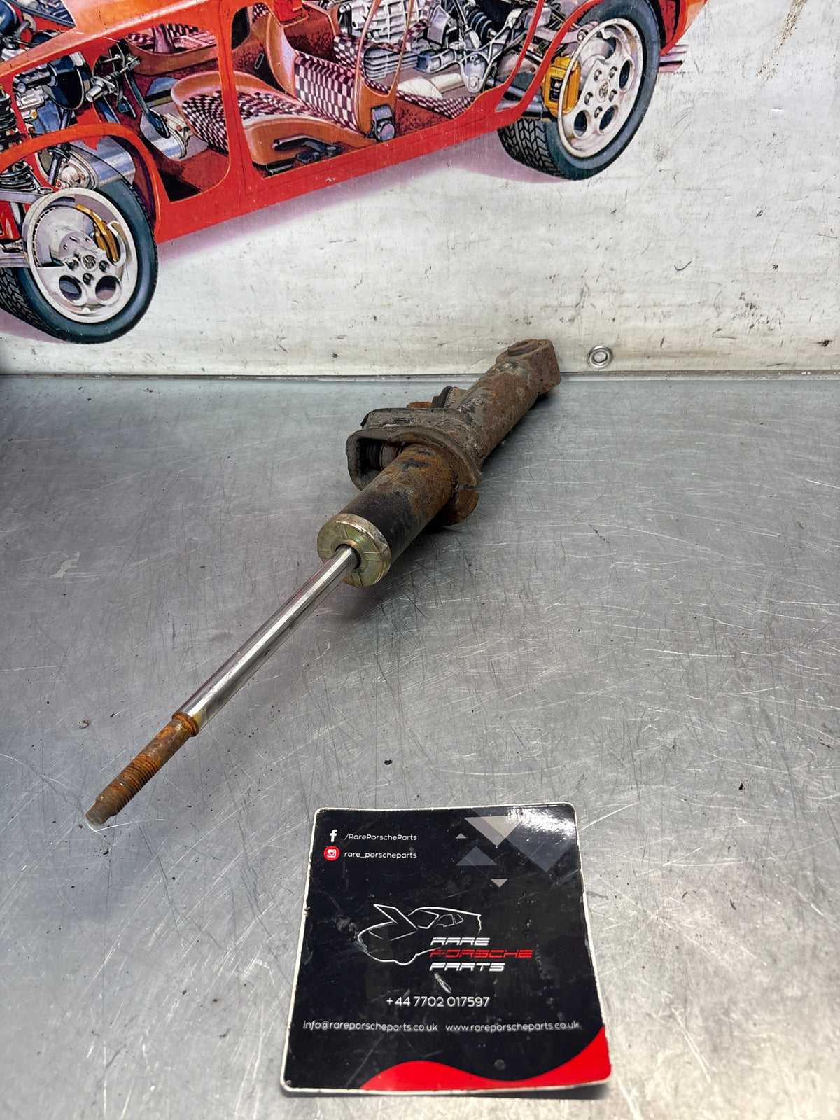 Porsche 911 993 rear shock absorber, used 99333305100