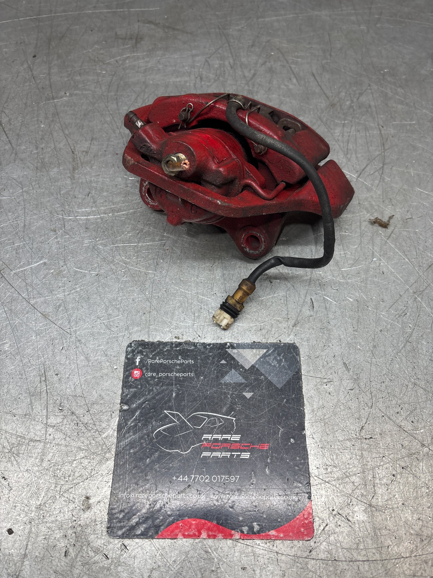 Porsche 924S 924 Turbo 944 Rear right, O/S brake caliper, used, 94435243000