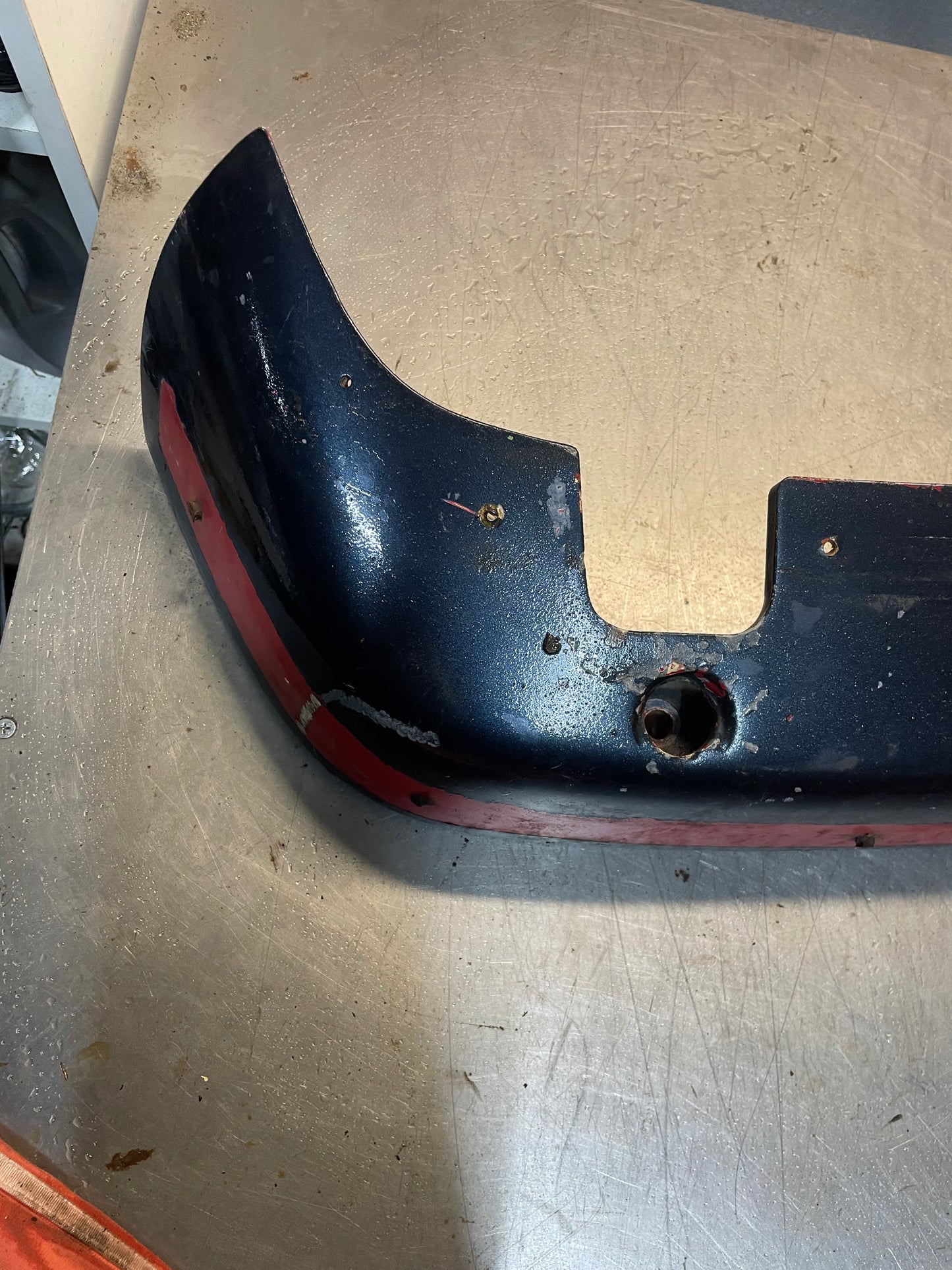 Porsche 924/924S rear bumper, used 477807313