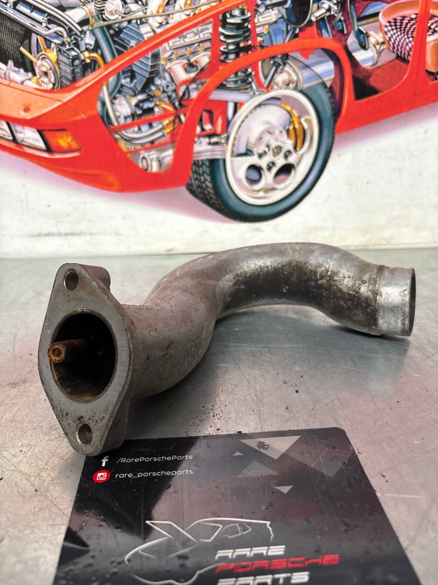 Porsche 928 air intake pipe, used 9281102970R