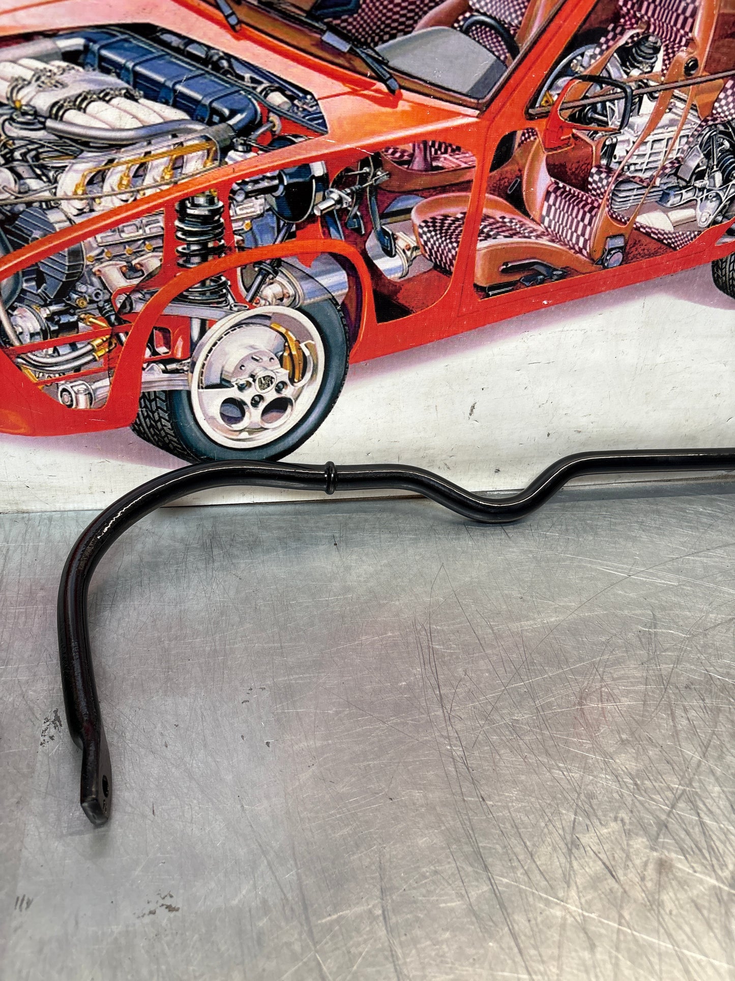 Porsche 944 rear anti roll bar, 20mm refurbished 477511415