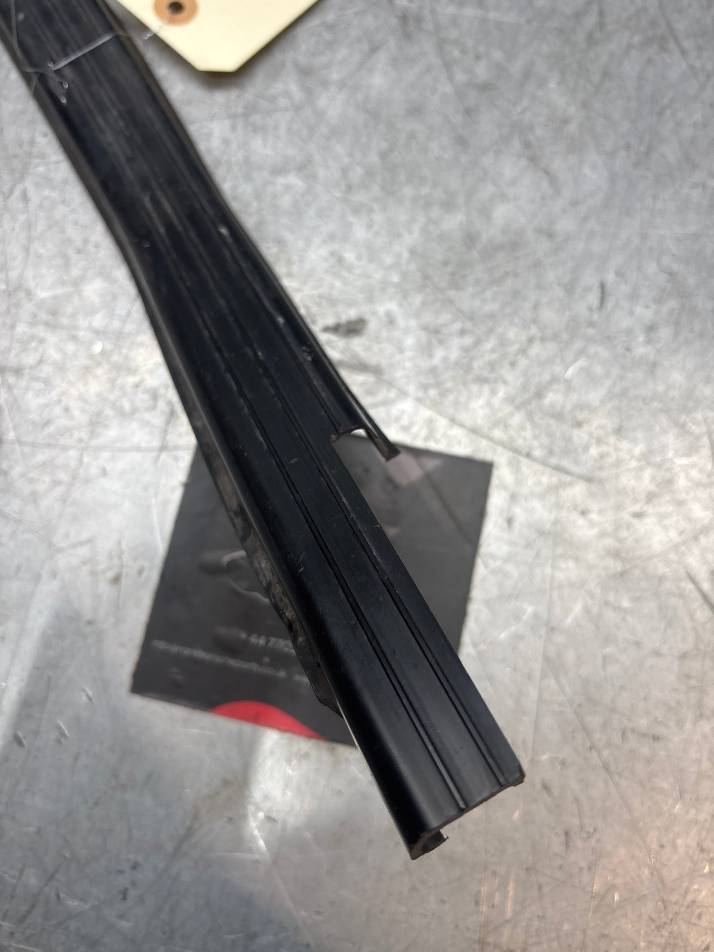 Porsche early 924/944 right sill trim, used 477853658A