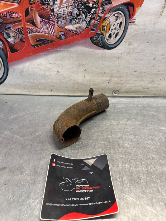 Porsche 914 left side hot air manifold, used PCG256331GRV