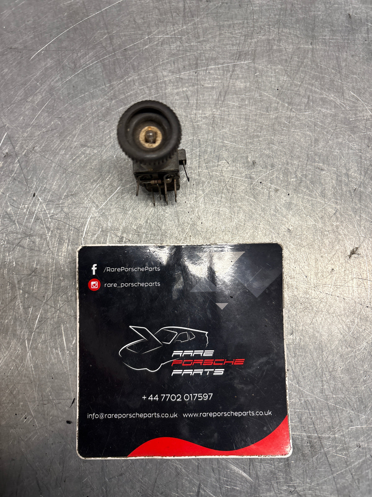 Porsche 914 emergency hazard switch, for spares or repair 411953235B