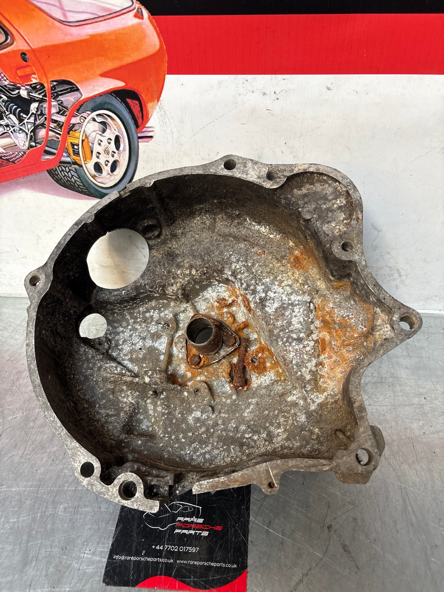 Porsche 924 Turbo bell housing, used 9311164015R