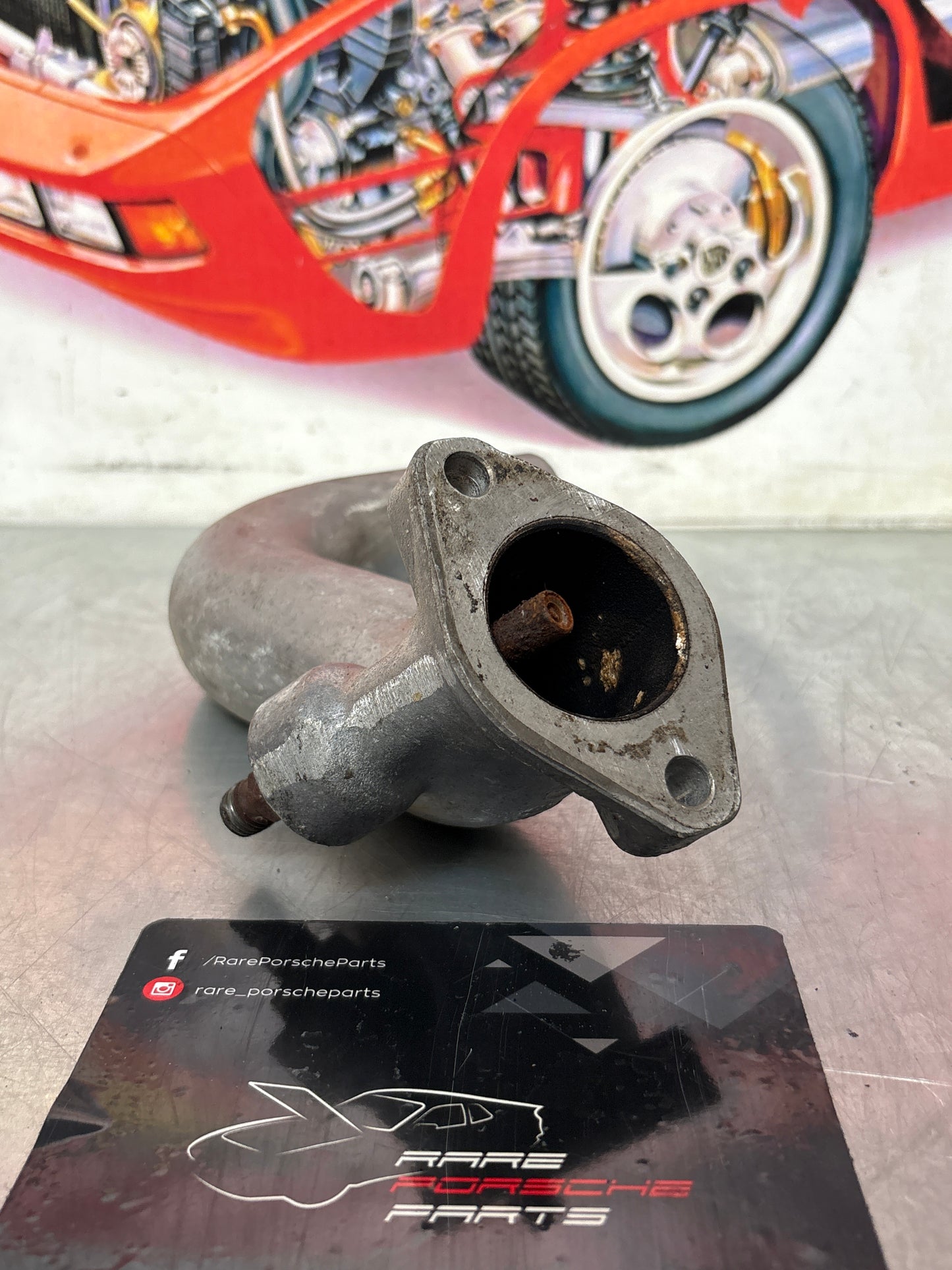 Porsche 928 air intake pipe, used 9281102980R