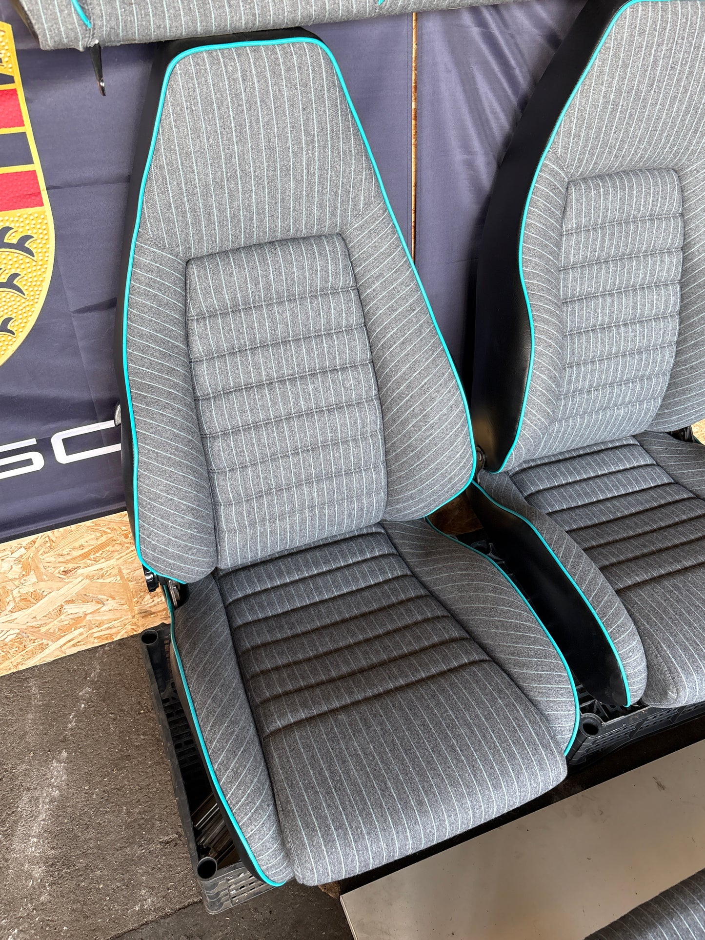 Porsche 924S Le Mans Recaro Sport seats set