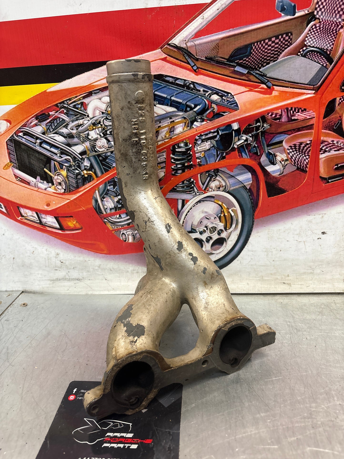 Porsche 928 Intake manifold pipe, used 9281106351R