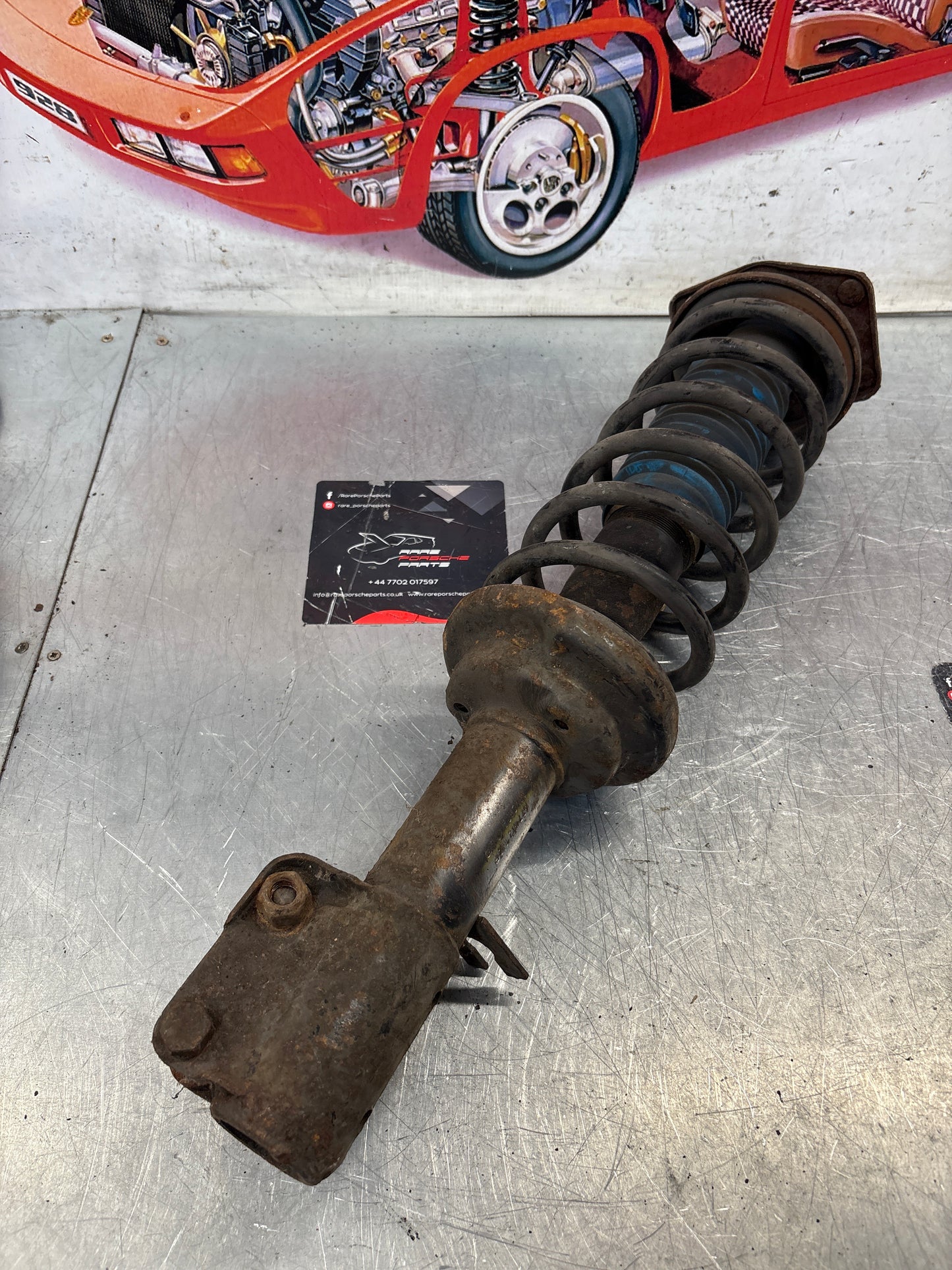Porsche 924 Front shock absorber, used 477412032F