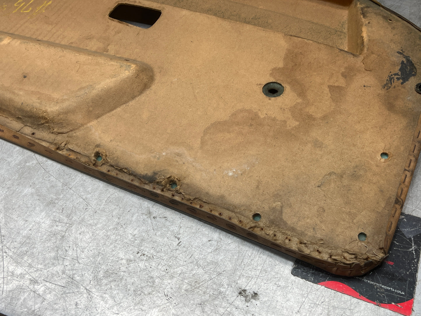 Porsche 924 early manual door card, used for spares or repair 477867012