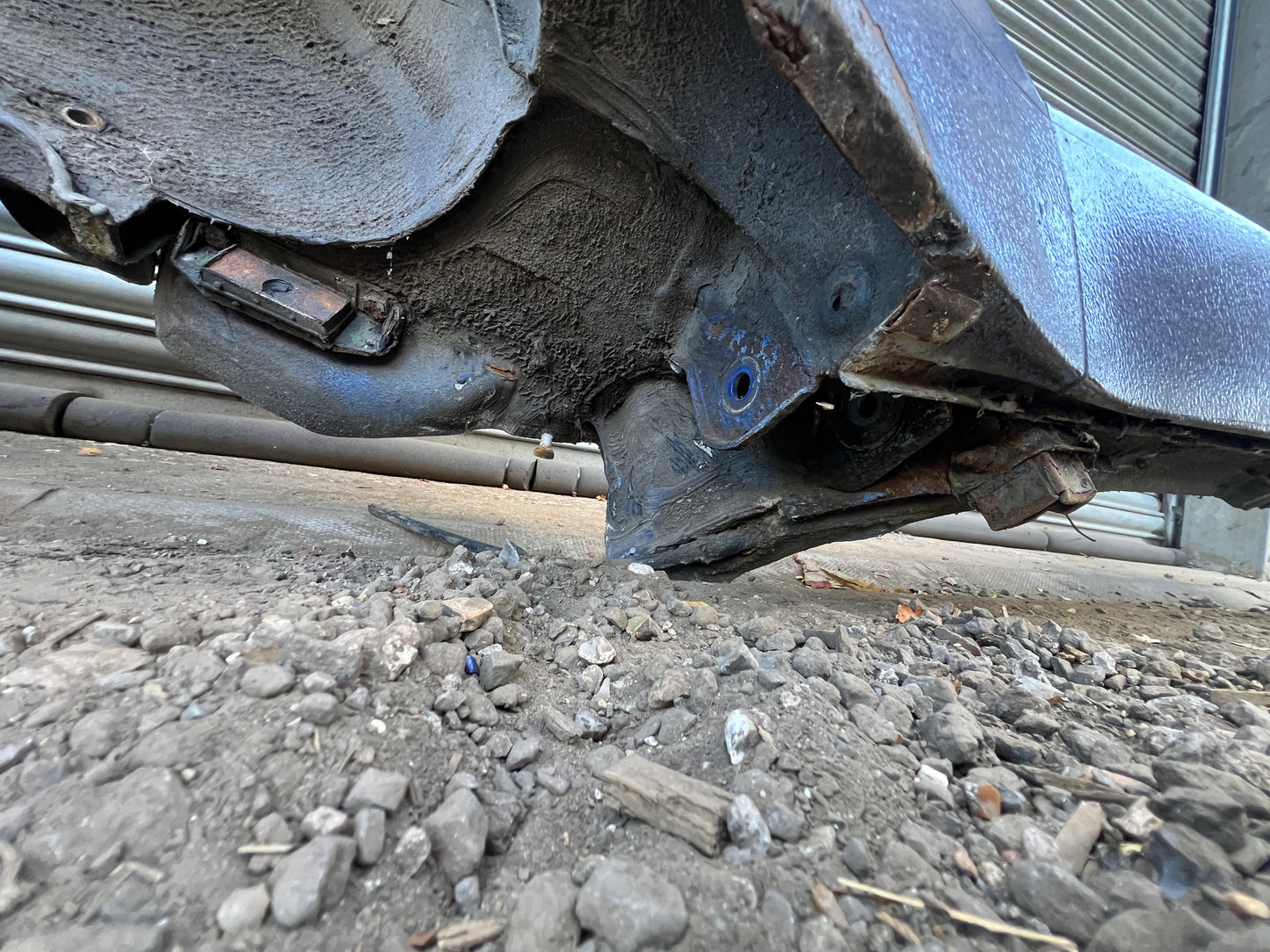 Porsche 944 S2 / Turbo 1991 Right side cut, rear fender with sill 94450390403 94450361200