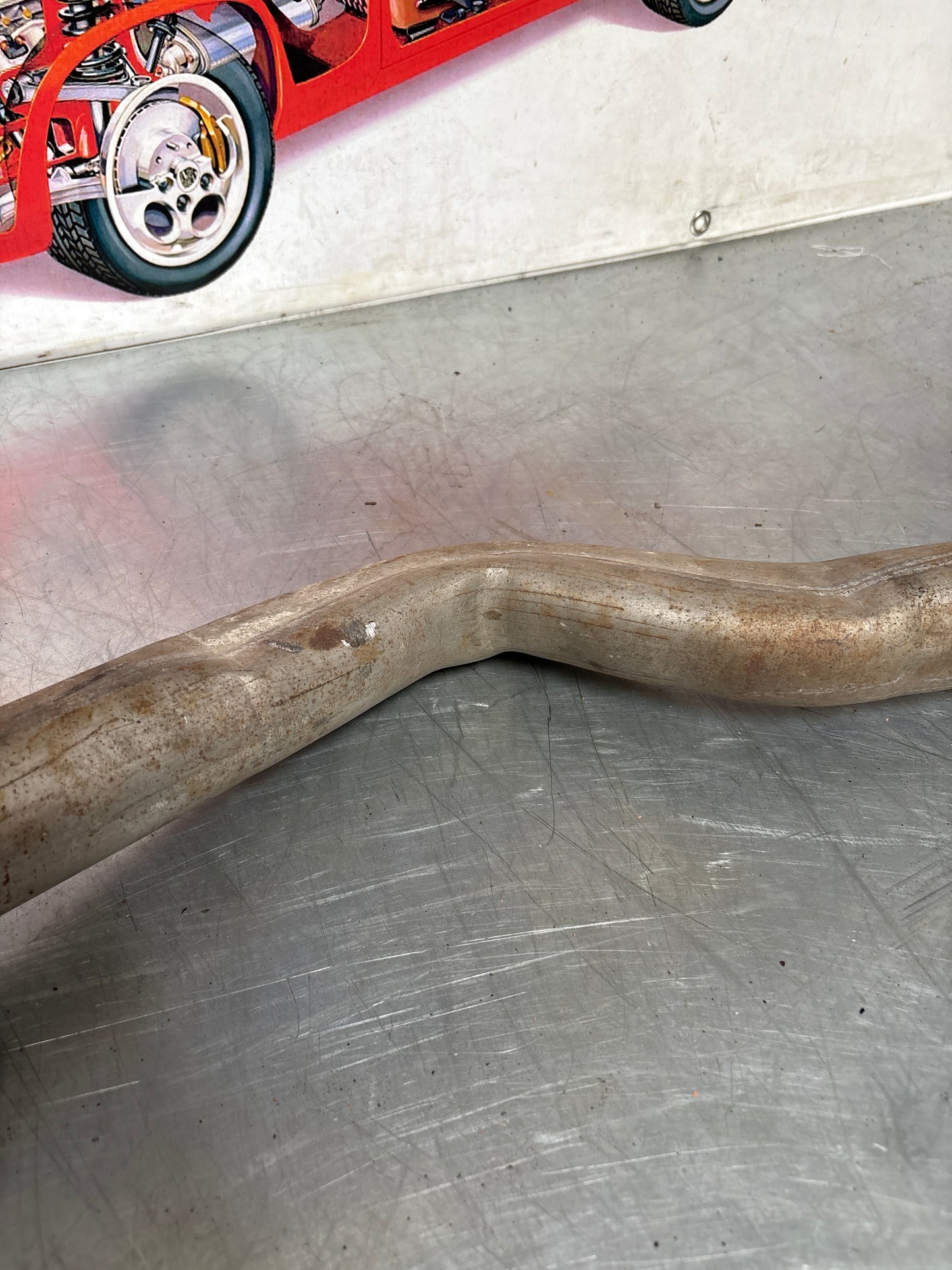 Porsche 944 Turbo exhaust system rear muffler, used, for spares or repair