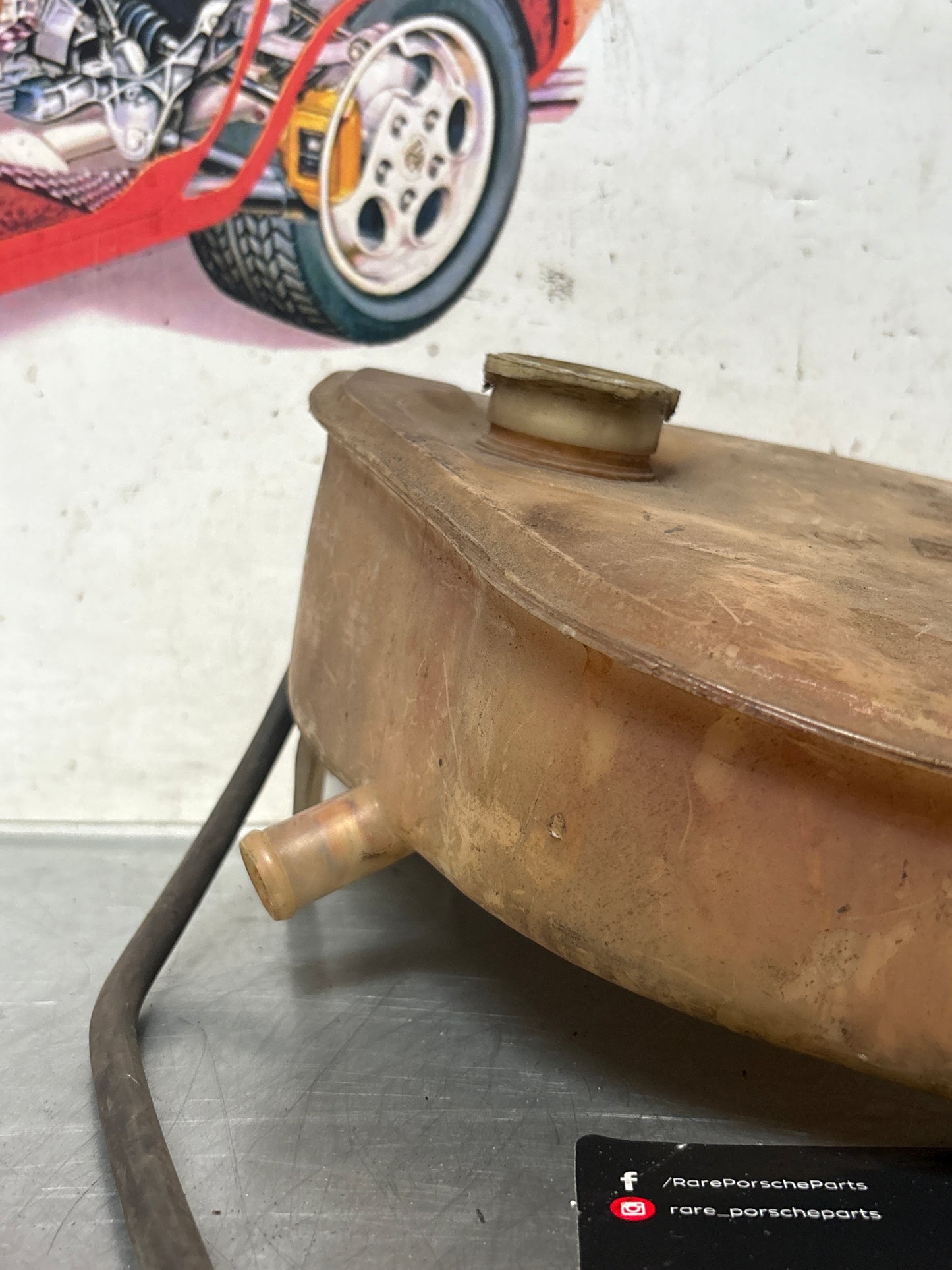 Porsche 944 water coolant reservoir expansion tank, used 94410612503