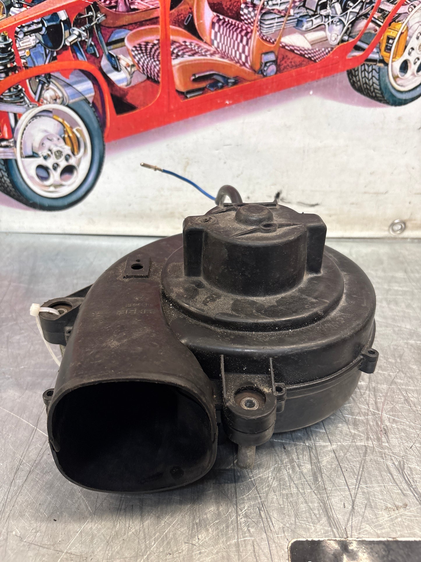 Porsche 911 964 Turbo blower motor fan, used  9165550137 / 9165550127
