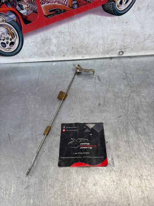 Porsche 924/944 tailgate lever with rod 94451209500, 94451209100 used early type