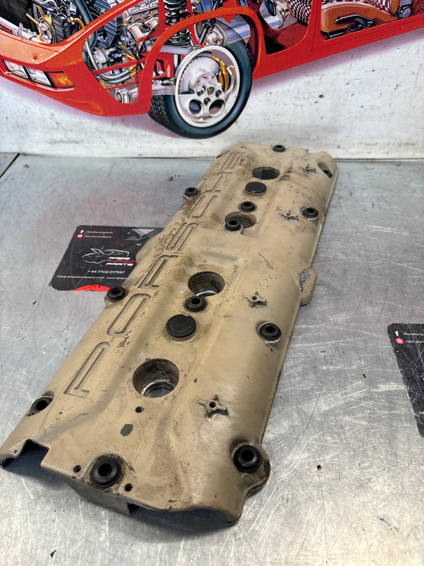 Porsche 928 / 944S/S2 Engine Cylinder Head Valve Cover, used 92810446107