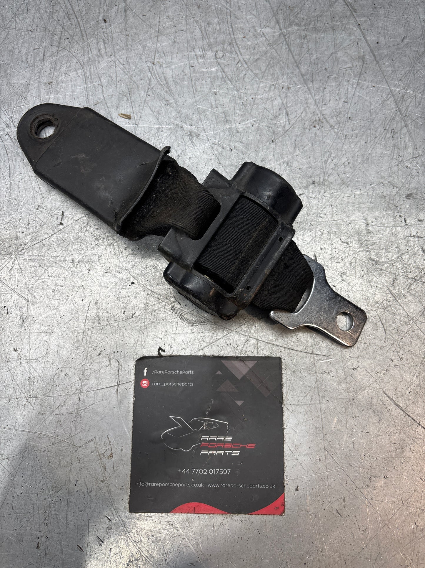 Porsche 924 944 2 point rear seat  belt with buckle 477857787A spares or repair