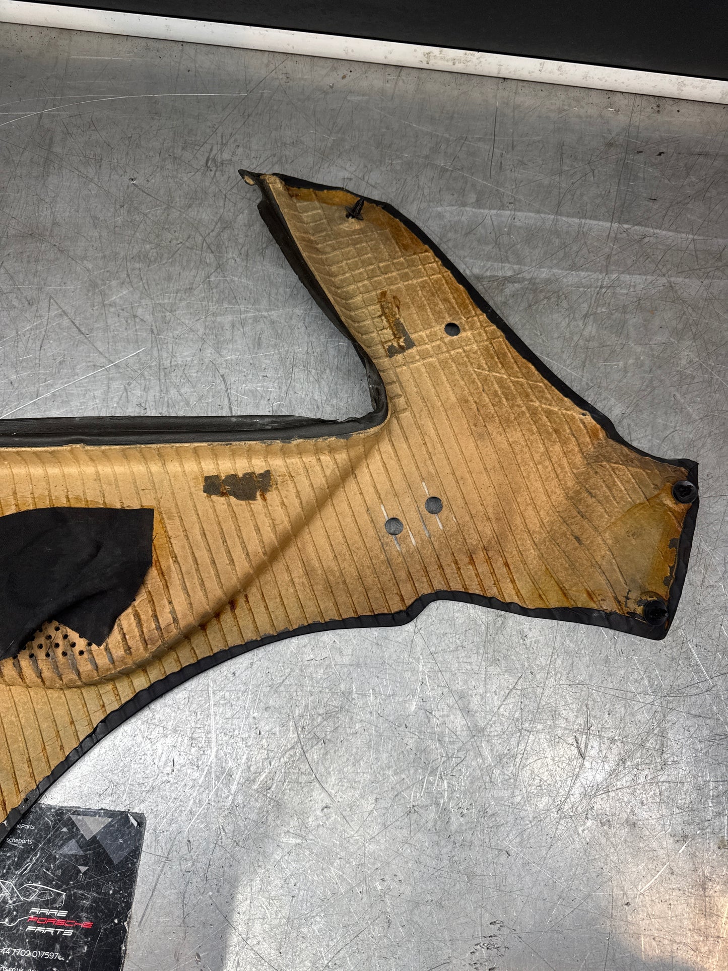 Porsche 944 924 black rear interior C Post trims/cards. Quarter panel trim used 94455502101 94455502201