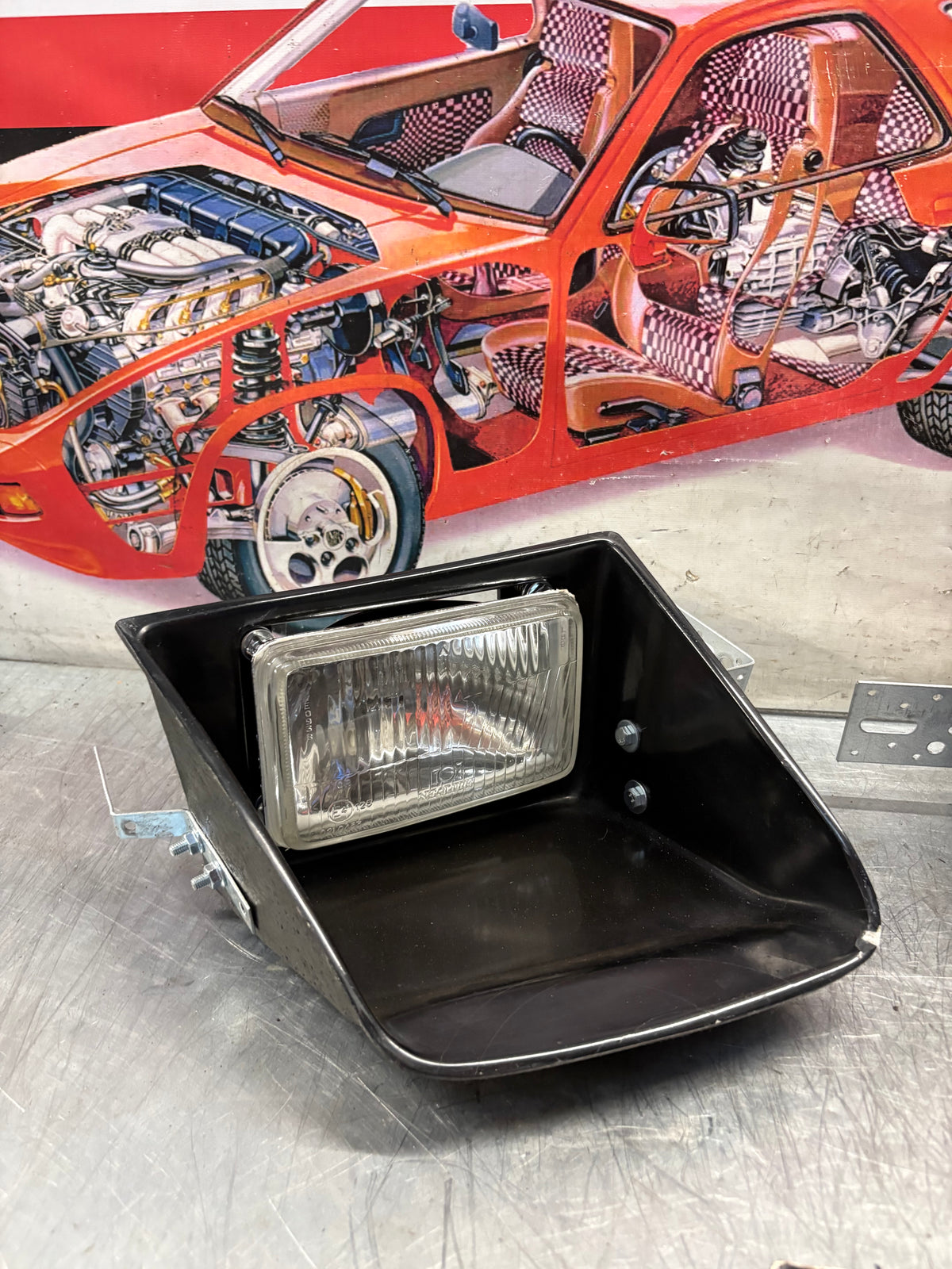 Porsche 924 GTR / GTS GTP headlights, new old stock