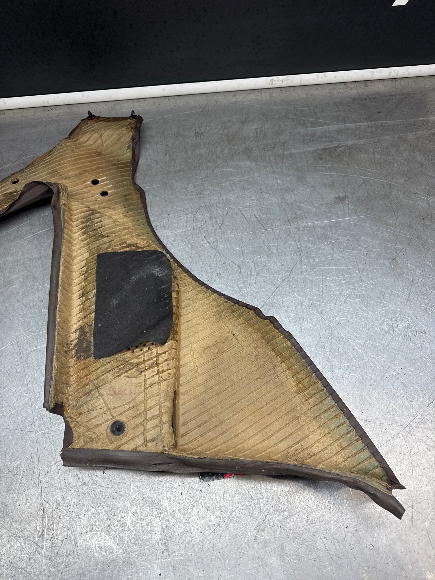 Porsche 944 924 brown rear interior C Post trims/cards. Quarter panel trim used 94455502101 94455502201