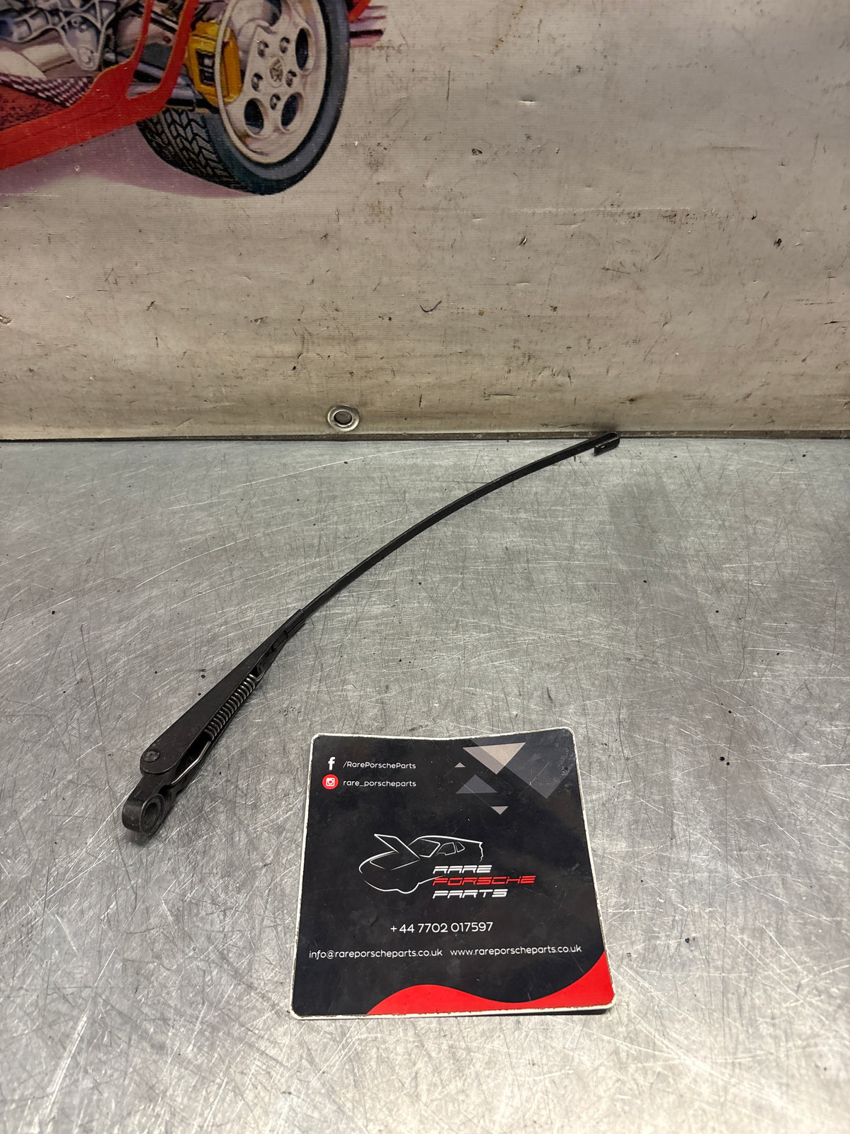 Porsche 914 windscreen wiper arm, used 91462831310