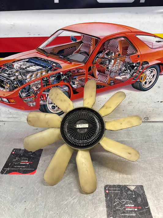 Porsche 928 late engine cooling fan clutch, used 92810611205 / 92810613701