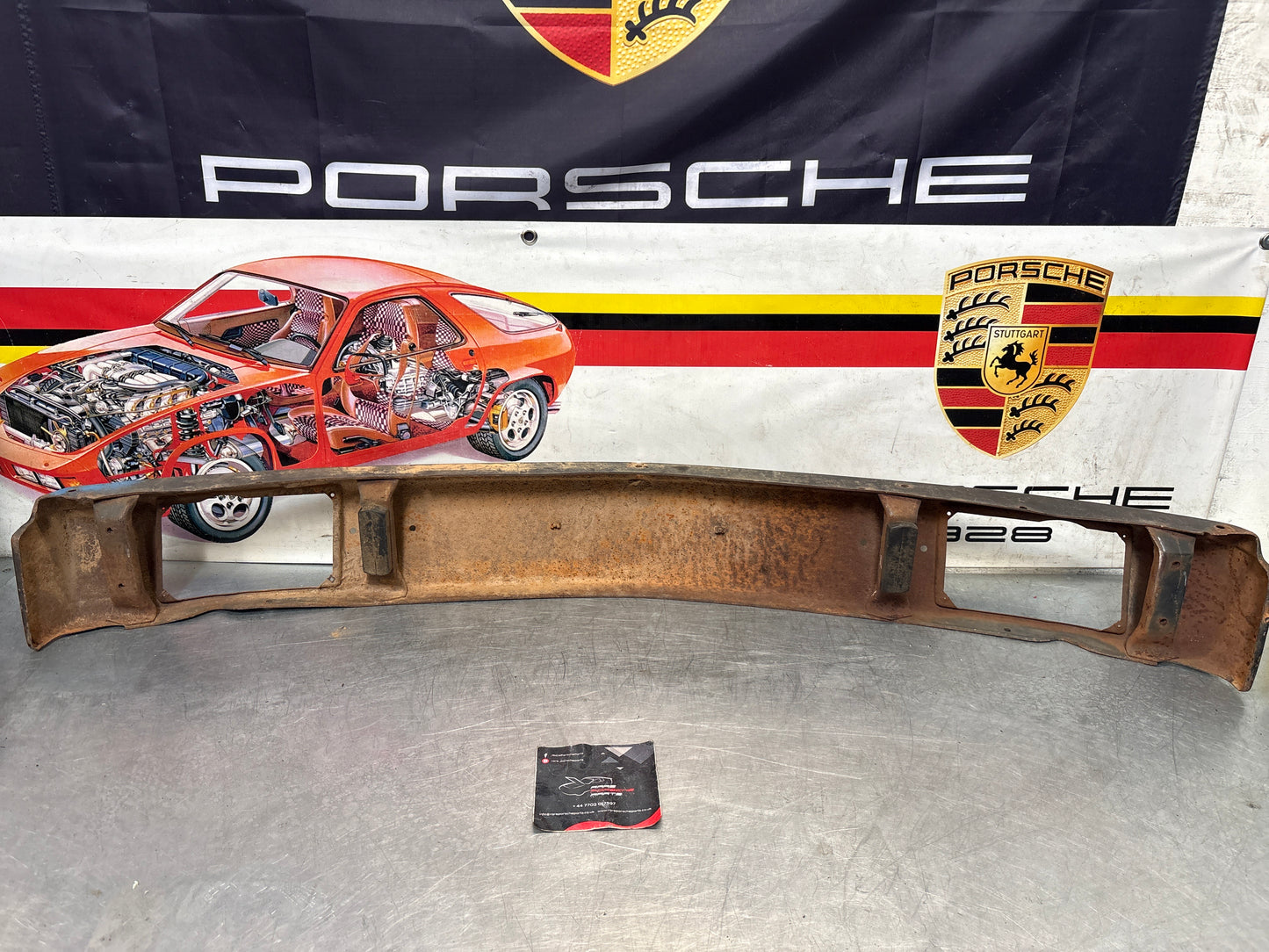 Porsche 914 front bumper, used 91450591010 / 91450500910