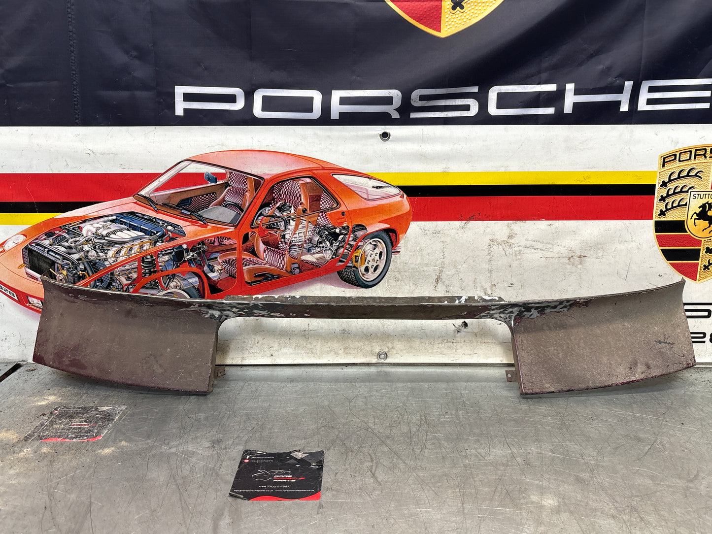 Porsche 924 Lower front valance, used, 94450303501  good condition