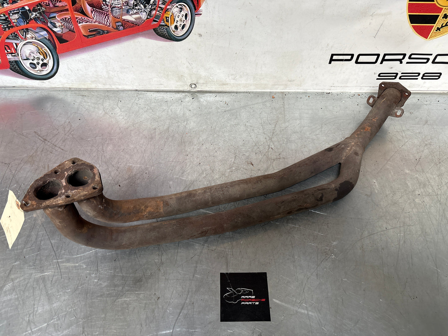Porsche 924 exhaust pipe, used LHD only! 477253101H