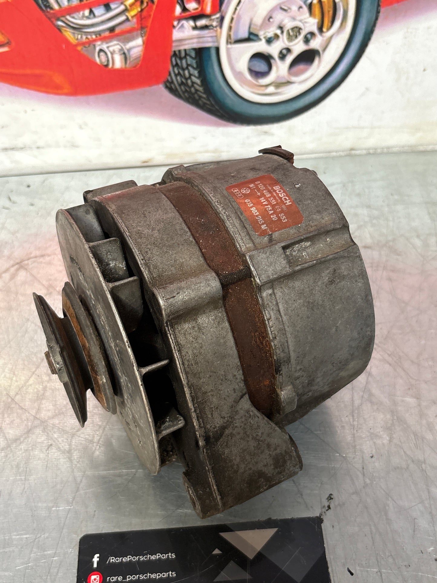 Porsche 924 924 Turbo alternator 0120469551, 035903015M, used