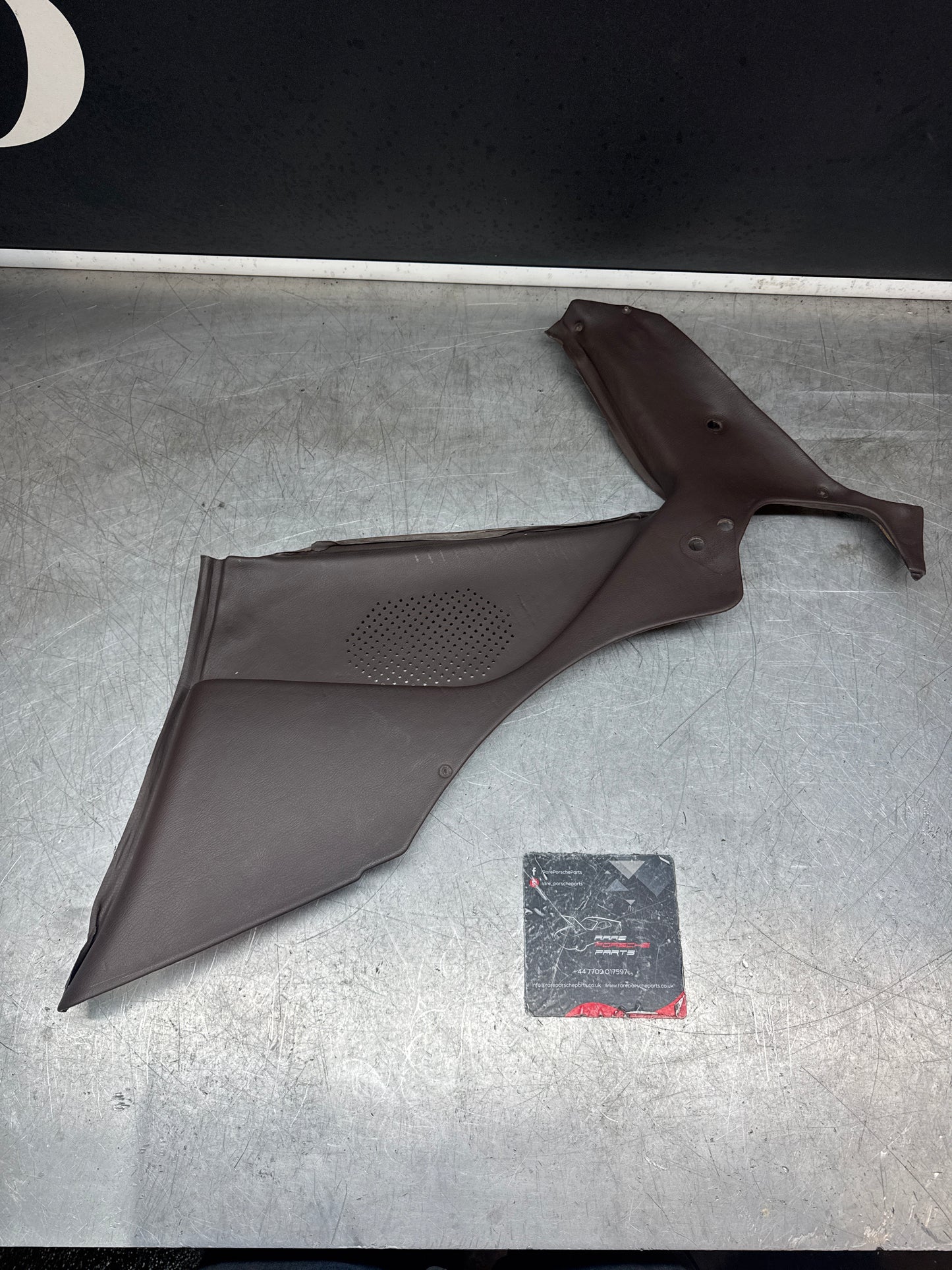 Porsche 944 924 brown rear interior C Post trims/cards. Quarter panel trim used 94455502101 94455502201