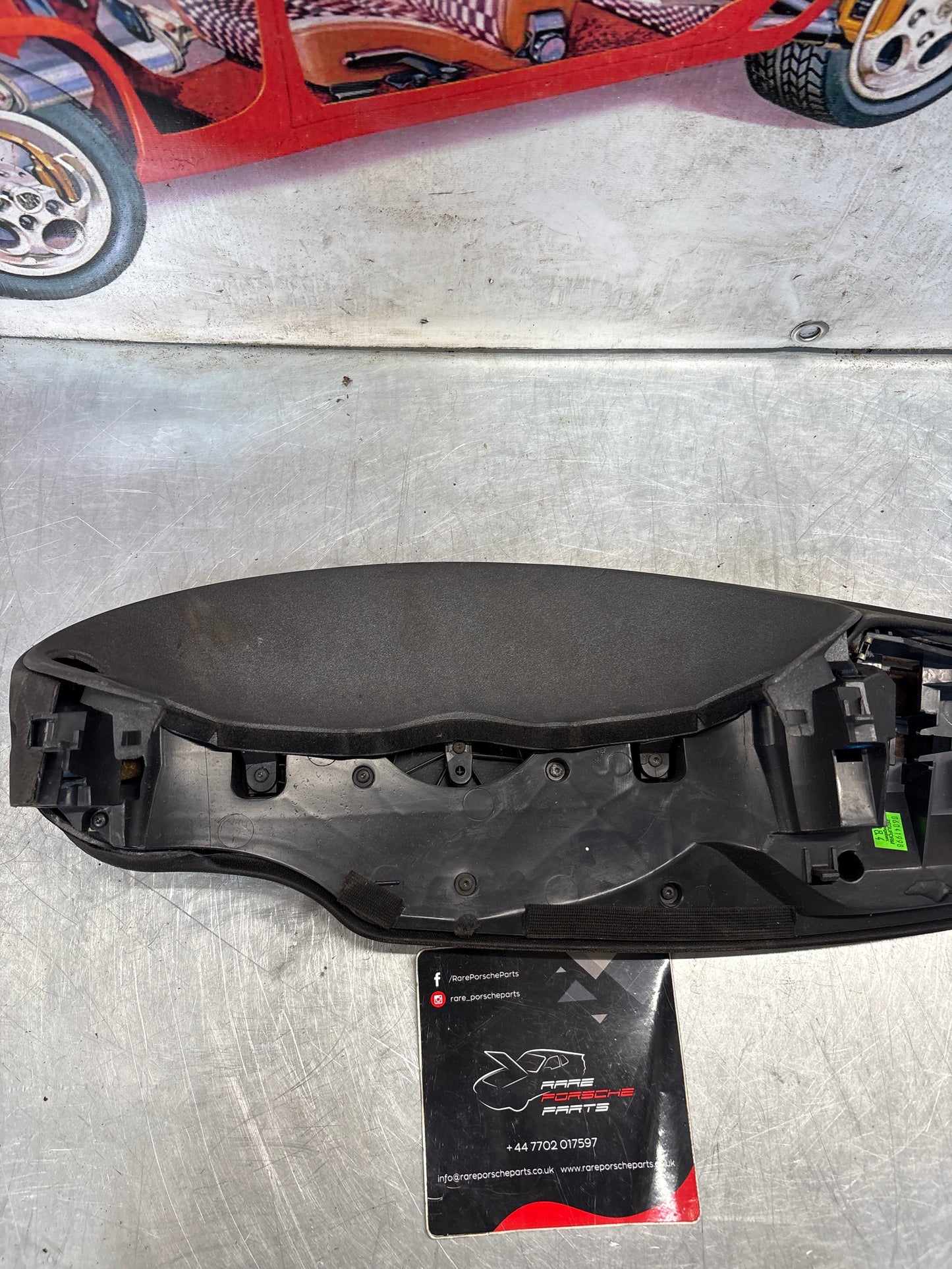 Porsche 911 996 dasboard cluster trim, used, black 99655205902